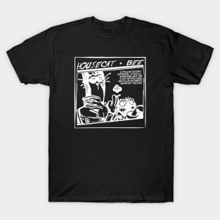 Housecat + Bee: Sonic Youth Tribute Tee (Line Art Edition) T-Shirt
